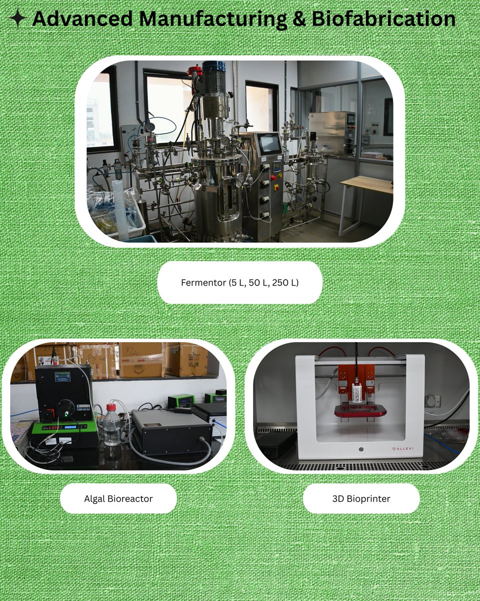 GujBiotechUni's tweet photo. 🌐 Know more: https://t.co/AcLJChB4JF #GujaratBiotechnologyUniversity #GBU #Biotechnology #Research #Innovation #LifeSciences #Genomics #Proteomics #MolecularBiology #Bioinformatics #BiotechResearch #ResearchInfrastructure #ScientificResearch 3/n https://t.co/wAG0RdeOI5