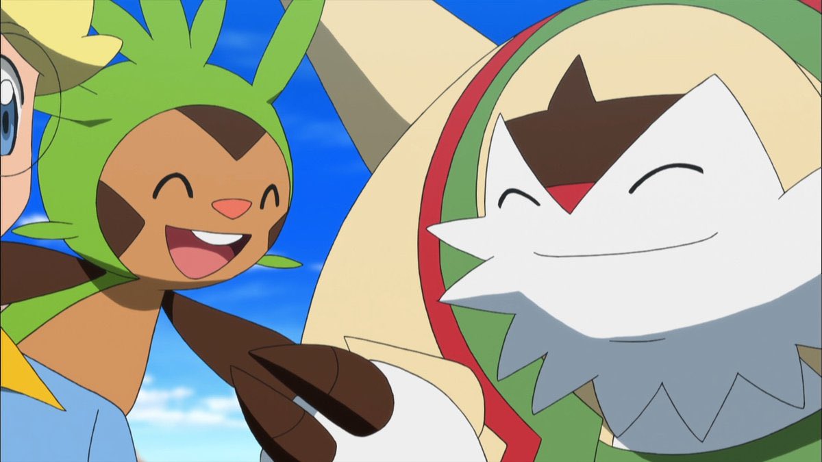 khazarAntlers's tweet photo. I just know that whenever chesnaught is in a forest, many small pokemon hides under him from predators trying to hunt them and  always feel safe around their protector https://t.co/oLPZoLM73H