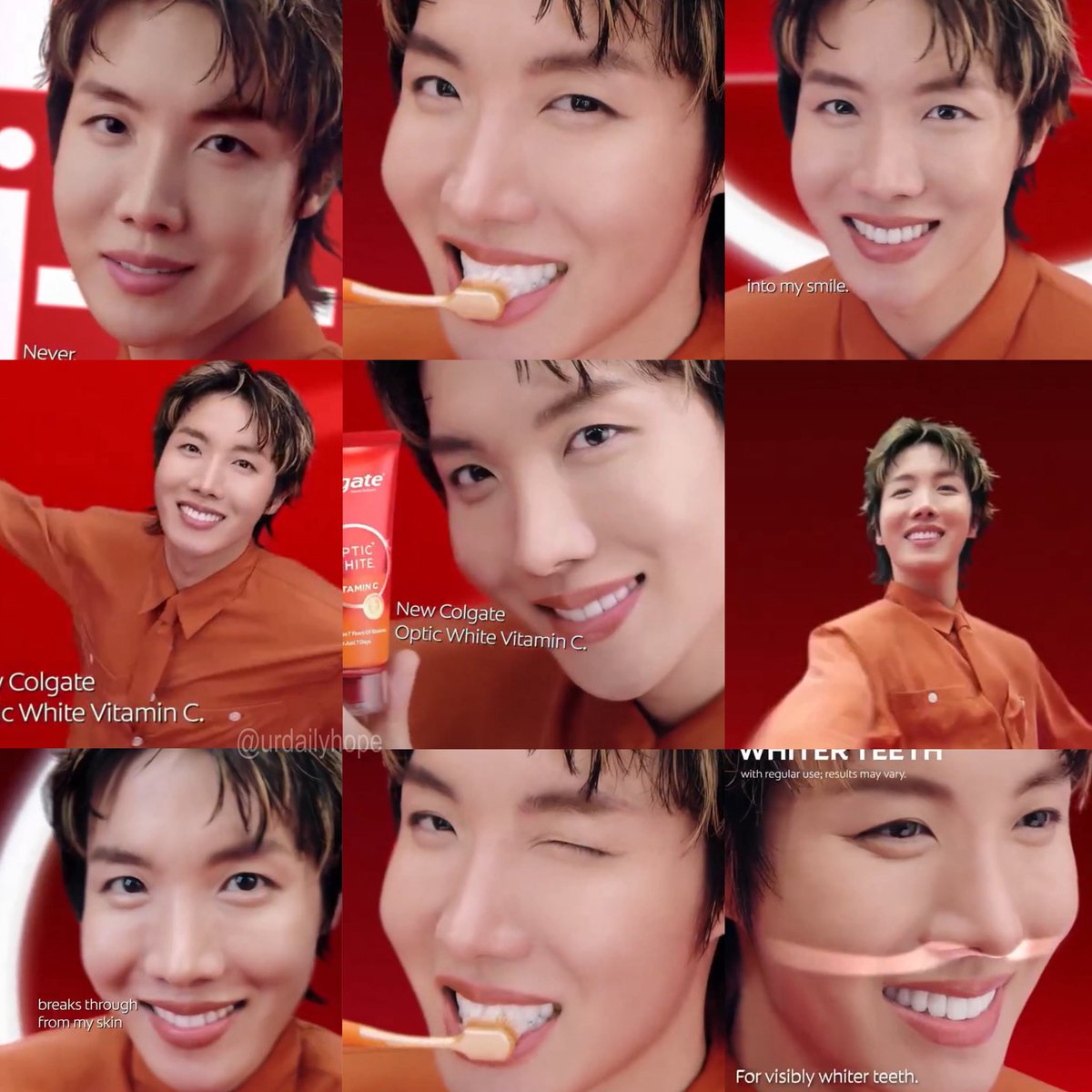 urdailyhope's tweet photo. they couldn’t have picked a more perfect face for this Colgate campaign https://t.co/swqEuNGO4Q