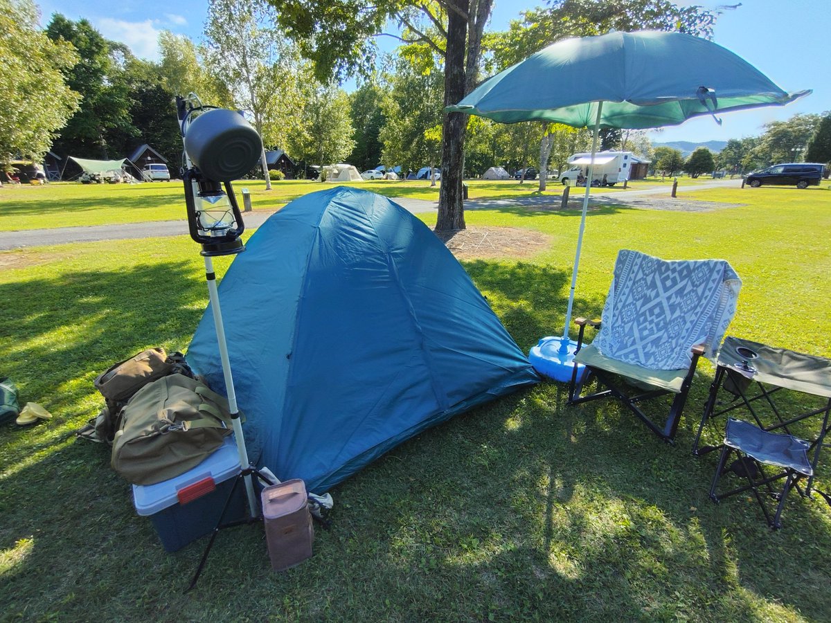 mamoru_you_iska's tweet photo. 日高町のおひさま牧場のミニチュアホース🐴、平取町での初キャンプ⛺楽しかったー！北海道は良い気候でした☀ https://t.co/Vw44UbES2k