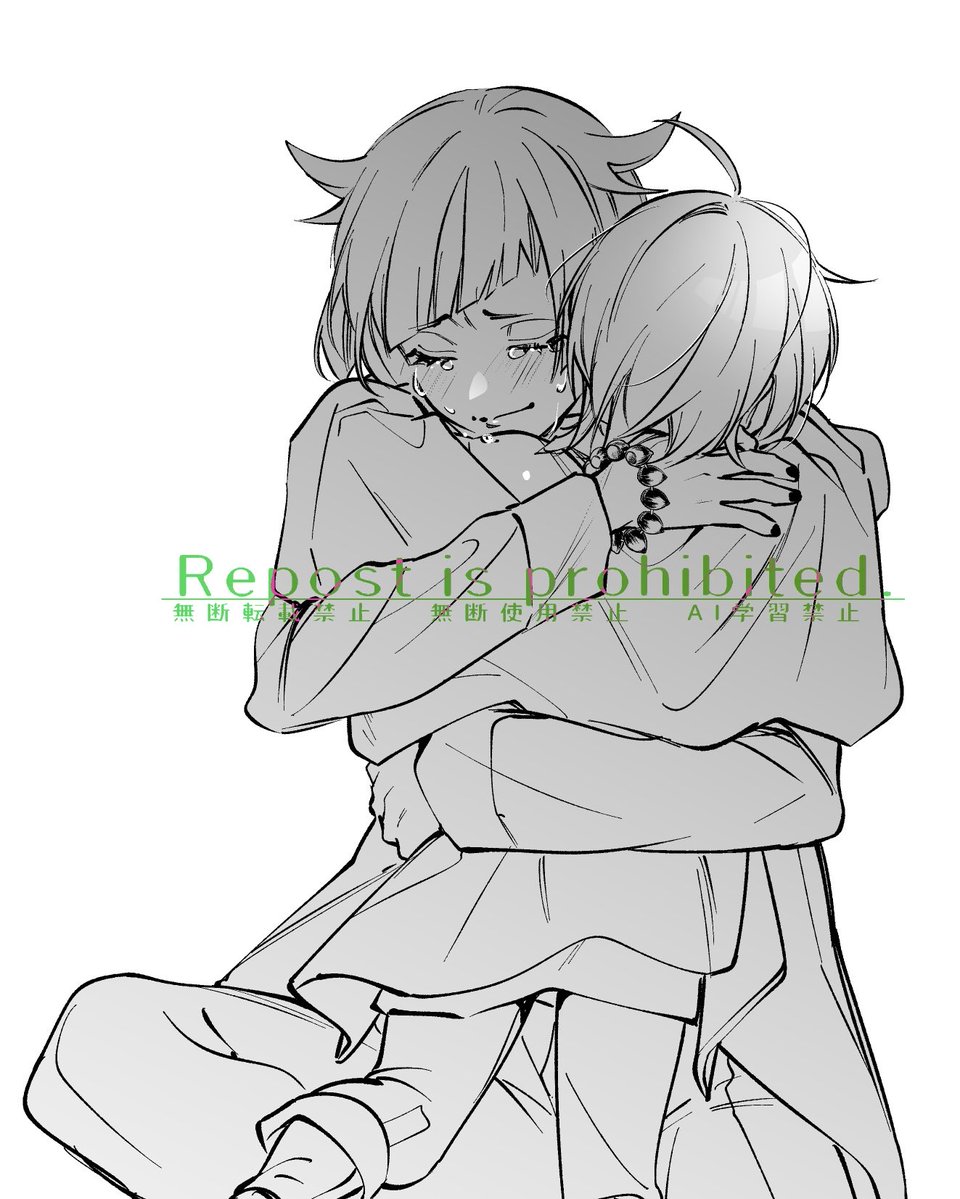 nanimonai_mumu's tweet photo. ハグの日🫂
デ寮はハグたくさん描いてる　大好き https://t.co/ybBCD15gtg
