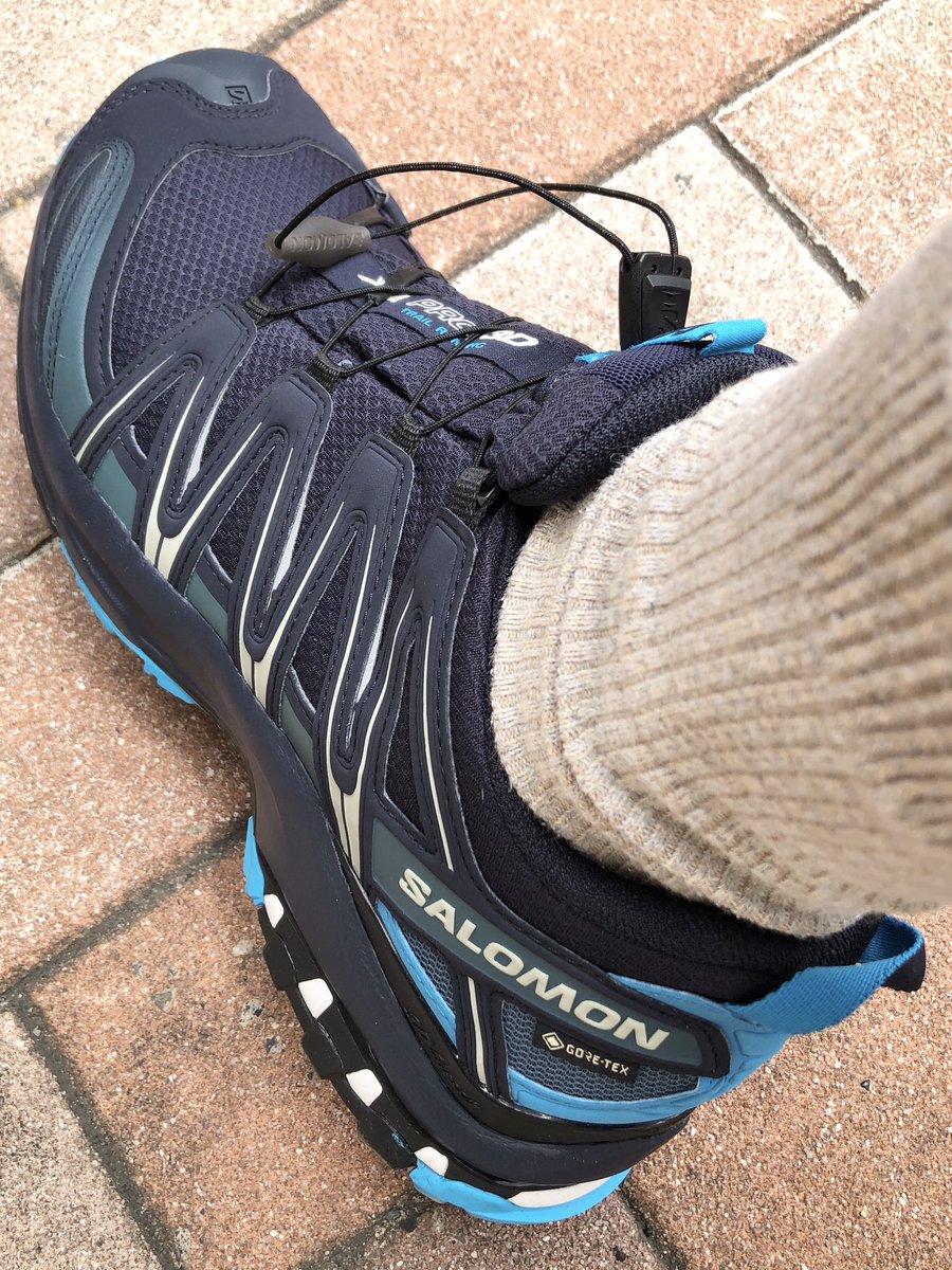 sum_m_wing's tweet photo. 10年近く前に一度買って、人生で1番足に合った靴。先日Amazonでありえない値引きのタイミングがあったので、思い切って買った(普段の値段やったら俺の懐じゃ買えない)やっぱり良い、実に良い靴や♪ #SALOMON XA PRO 3D GORE-TEX https://t.co/iB0HkhuEls