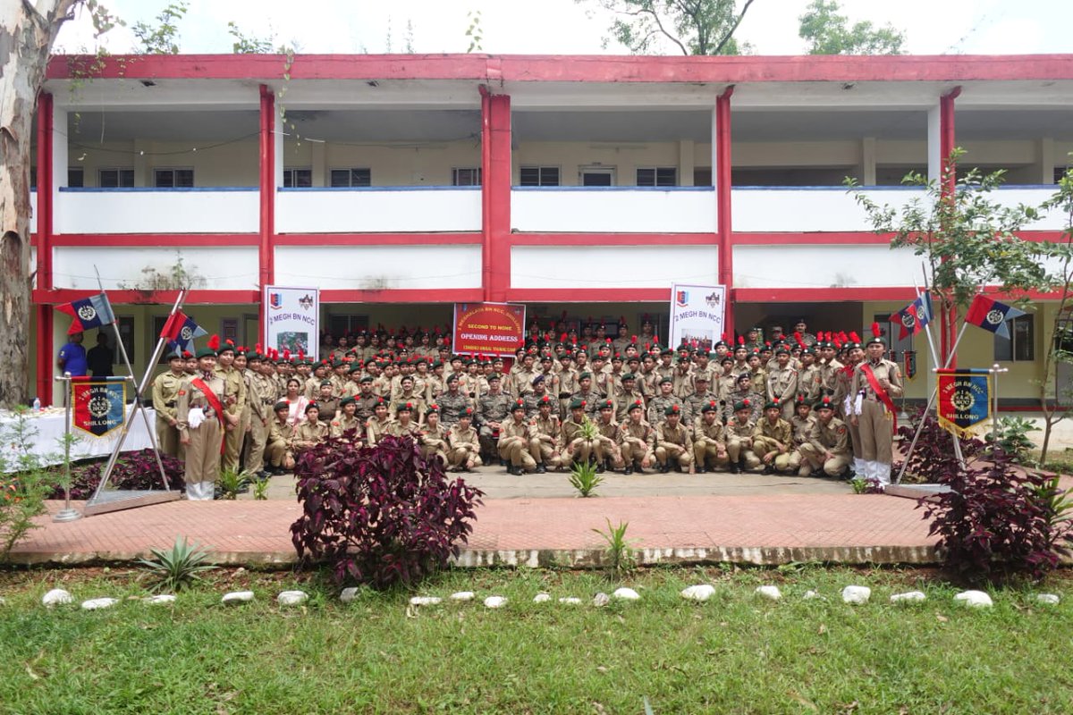 GpShillong's tweet photo. CATC &amp; Service Shooting Practice Camp-3 begins at Umroi. Brig TJ Singh, SC**, Group Commander NCC Shillong addressed the cadets and exhorted all to take keen interest in camp activities. He visited firing range and motivated the shooting team to gain skills &amp; confidence. @nccner https://t.co/k56JF06oQ6