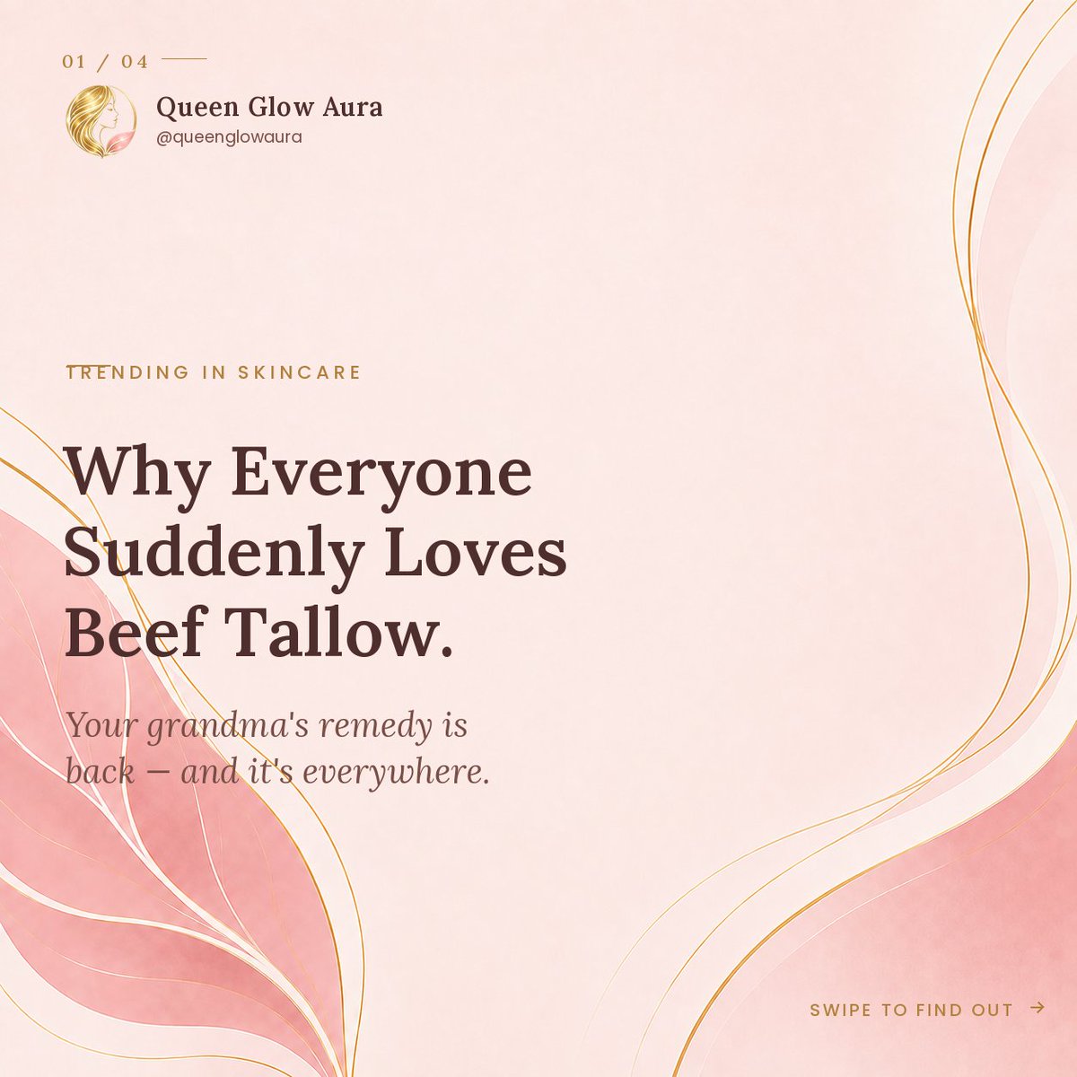 QueenGlowAura's tweet photo. Why Everyone Suddenly Loves Beef Tallow Skincare 🐄✨
Beef tallow is having a major skincare moment—but what’s behind the hype? Here’s why people are giving this old-school ingredient a try.
#BeefTallow #SkincareTrends #SkincareTips #Beauty https://t.co/iICluctFZY