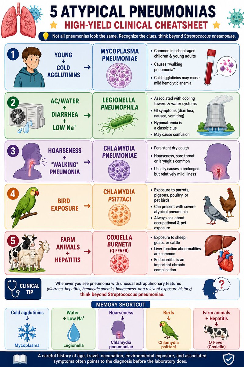 nrazakazmi's tweet photo. 5 atypical pneumonias, you need to know https://t.co/YOkig3HLFM