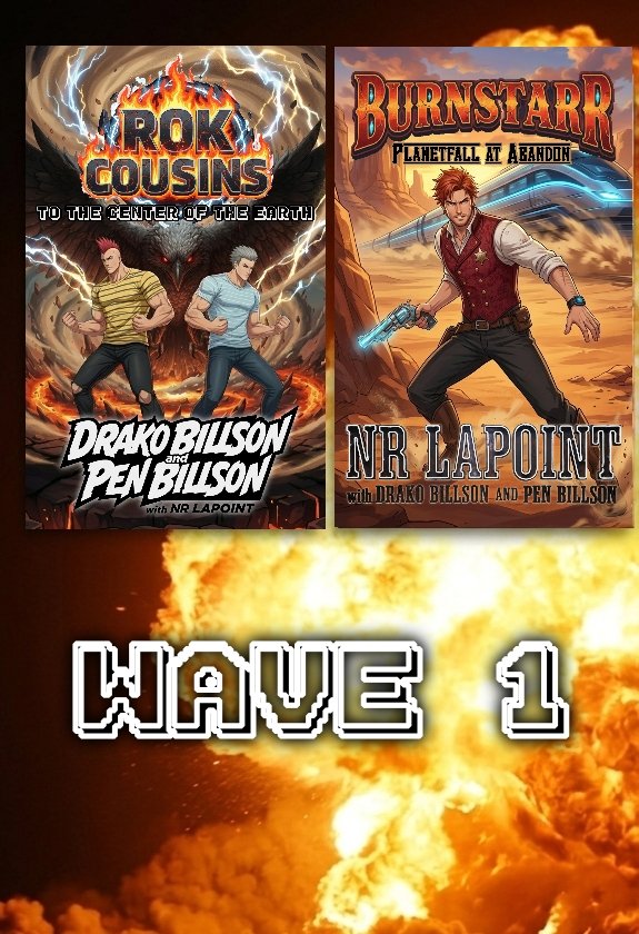 NRLaPoint's tweet photo. More are on the way, including new series! Upcoming:
Rok Cousins: Giant Alien Insect Invasion
Burnstarr: Ghost Town
Dargan: City of Robots
Rex Danger and the Forbidden Castle of Doom
Girls and Dinos 1
Code: Cryptid 1 https://t.co/KC1UHdGIMT