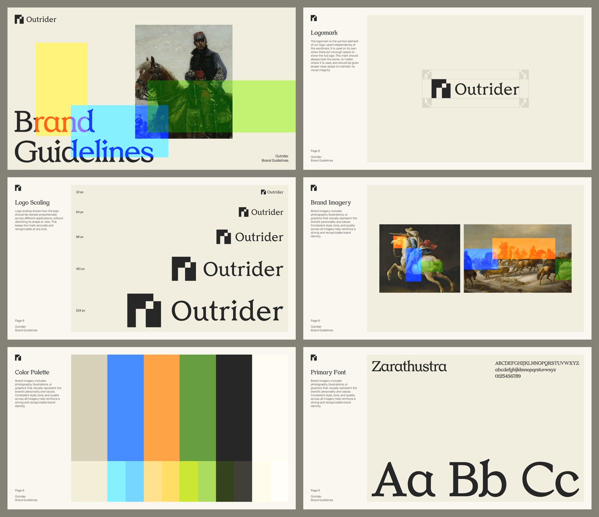 devxnuj's tweet photo. Brand guidelines for Outrider https://t.co/RX3o3Ra29r