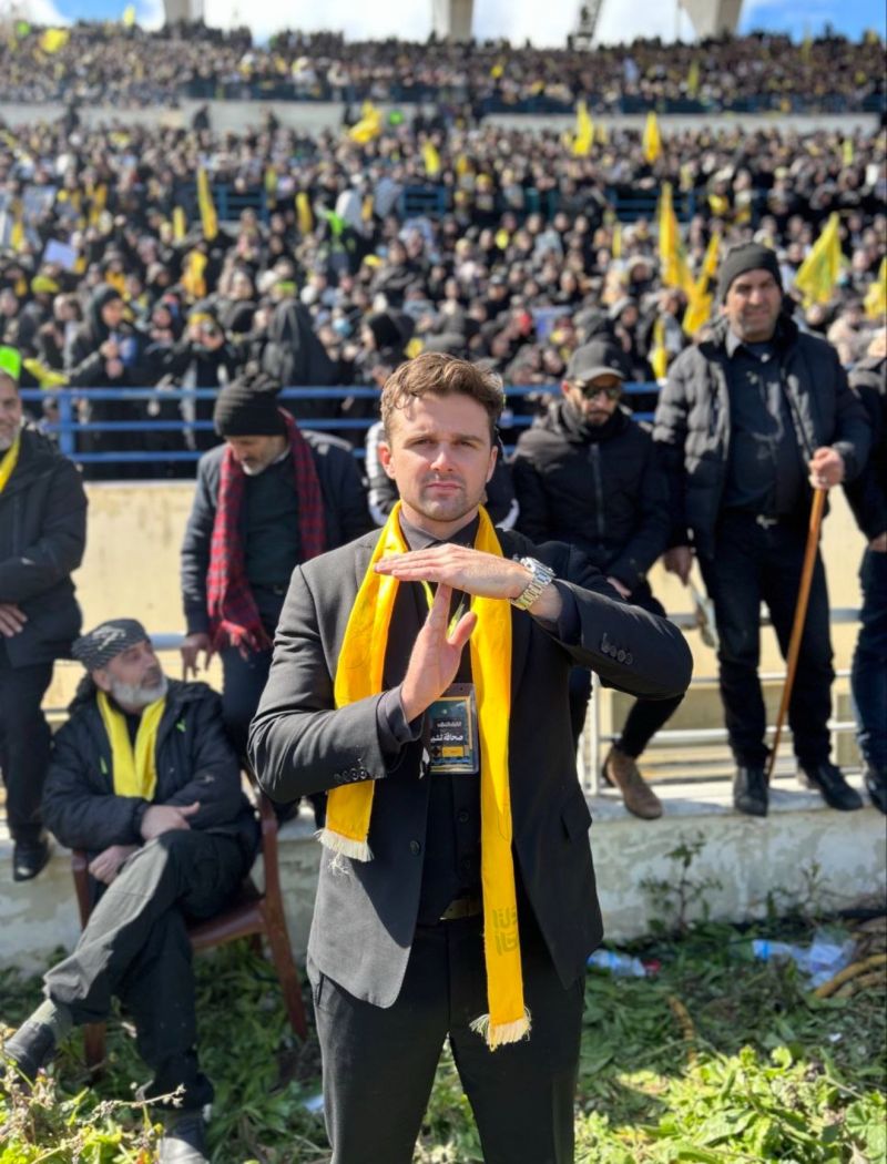 QGorilla43710's tweet photo. Jackson risked his life to show solidarity with the resistance just for do-nothing twitter LARPers to call him IDF because of posts he made on twitter (their entire universe) https://t.co/zf7EEyatqf