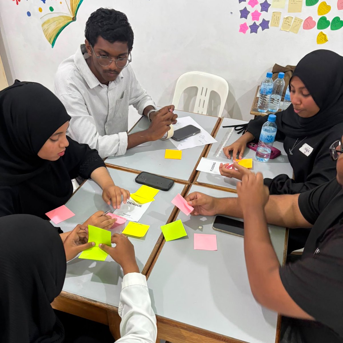 maldivianrc's tweet photo. A 2-day Y-Adapt (Youth Adapt) training was held in  GDh. Gadhdhoo under the Youth-Led Urban Resilience and Climate Action Project, delivered in partnership with @ifrc and @crocerossa, inspiring youth to develop and implement climate change adaptation action in their communities! https://t.co/xsGXCxeZNE