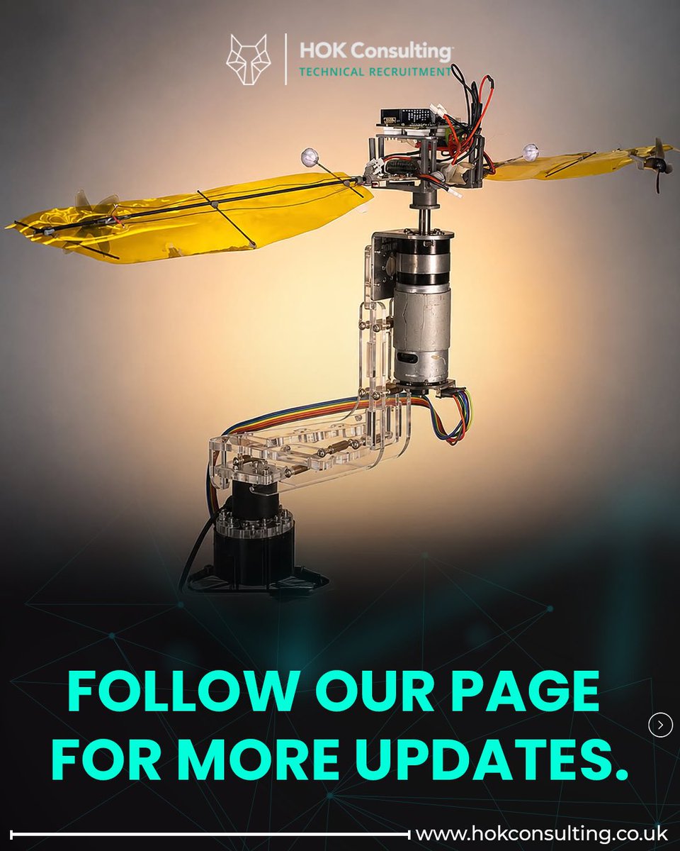 HOKConsulting's tweet photo. Drone technology is evolving far beyond traditional quadcopters, with engineers creating robotic flying machines inspired by nature to improve efficiency, agility, and real world performance. 🚁🤖

#drones #robotics #technology #engineering #future https://t.co/jTwoLk6vBc