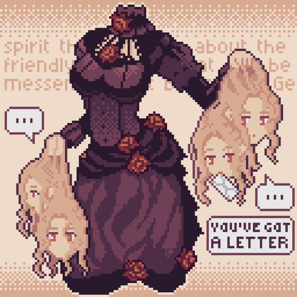 twibe34's tweet photo. Pixel art attempt with Ms. Messenger 💌
Insert one gold coin please 🪙

#lotm #lordofthemysteries #诡秘之主 https://t.co/rLLffEGL6p