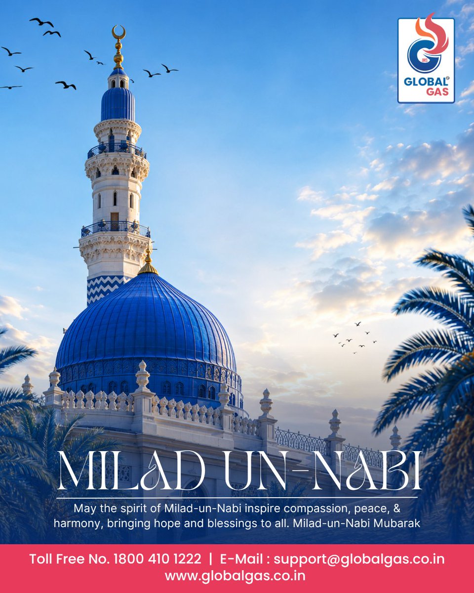 JMSglobalgas's tweet photo. May the spirit of Milad-un-Nabi inspire compassion, peace, and harmony, bringing hope and blessings to all. Milad-un-Nabi Mubarak! 🌙

📞 Contact: 18004101222
🌐 Website: https://t.co/34CC0d1Xxa

#MiladUnNabi #EidMiladUnNabi #PeaceAndHarmony #Blessings #JMSGlobalGas https://t.co/fLHXTJy5fF