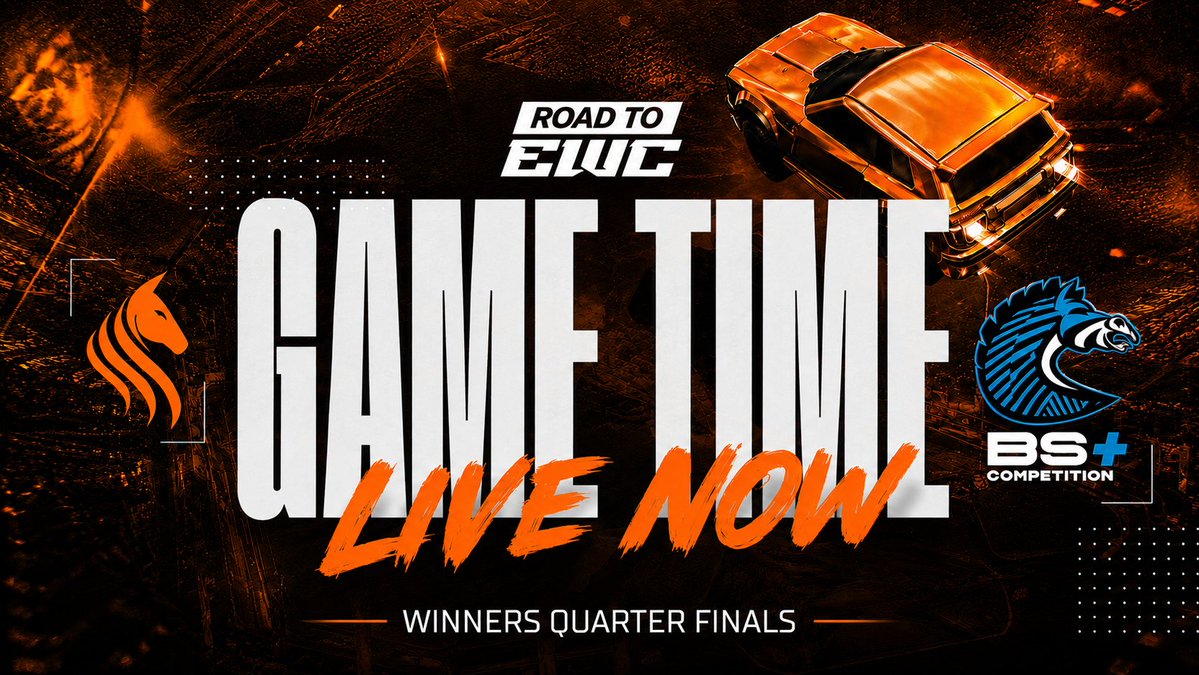 TeamStallionsgg's tweet photo. 4 games stand between us & EWC 🧡🐎
Next up: @BScompetition
live now
#EWC - #RocketLeague
#WeAreStallions https://t.co/HTY08IHRlW