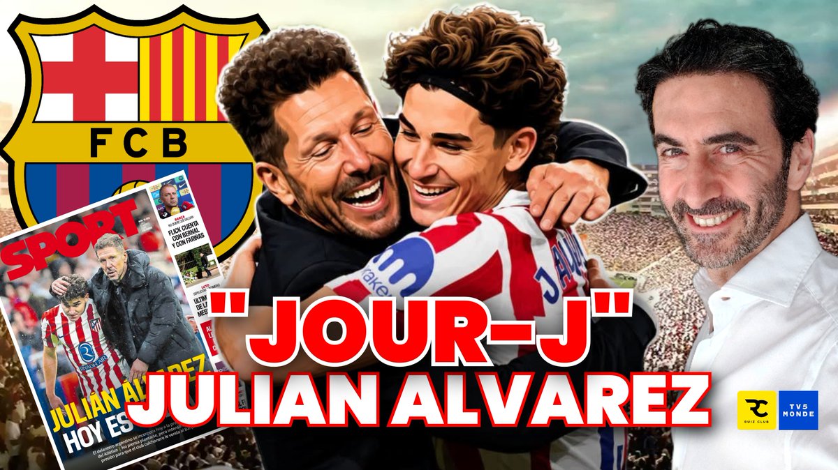 alexandreruiz's tweet photo. RENDEZ-VOUS 16h00 (HF)
🔴 "𝗝𝗢𝗨𝗥-𝗝" 𝗝.𝗔𝗟𝗩𝗔𝗥𝗘𝗭
💥 𝗕𝗮𝗿𝗰̧𝗮 𝗔𝗰𝘁𝘂 𝗺𝗲𝗿𝗰𝗮𝘁𝗼
🔥 𝗥𝗲𝗮𝗹 𝗕𝗲𝗿𝗻𝗮𝗿𝗱𝗼 𝗦𝗶𝗹𝘃𝗮 𝗲𝗻 𝟭𝟬 ?
❌ Juve Chaos pour 1 gardien
🪂 Milan RABIOT MAIGNAN
😜 Souvenir COURTOIS-MOU
1⃣ Barça Qui sera capitaine ?
= #RuizClub x @TV5MONDE 10/08
#Football #Mercato #RealMadrid #Barca #Barça #FCBarcelona #LaLiga #SerieA #PremierLeague #Arsenal #Chelsea #Juventus #Milan #Roma #Napoli