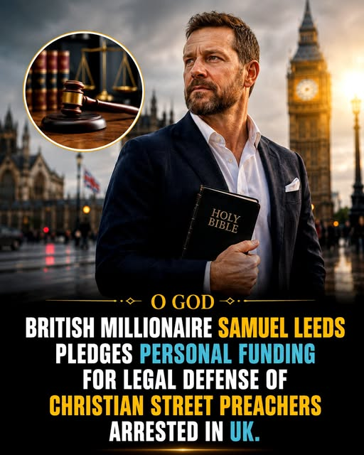 ImtiazMadmood's tweet photo. British millionaire Samuel Leeds has announced his commitment to personally fund the legal defense of Christian street preachers who were recently arrested in the UK. 

The preachers, who were engaged in public evangelism, faced legal challenges that have sparked discussions on freedom of speech and religious expression. Leeds, known for his entrepreneurial ventures, emphasized the importance of supporting individuals who advocate for their faith in public spaces. 

His pledge comes amid growing concerns over the treatment of religious groups in the country. The legal proceedings are expected to attract significant media attention, as they may set a precedent regarding the rights of street preachers. 

Leeds has called for public support and awareness surrounding the issue, urging citizens to stand up for religious freedoms. The case is anticipated to unfold in the coming weeks, with implications for similar groups across the UK.