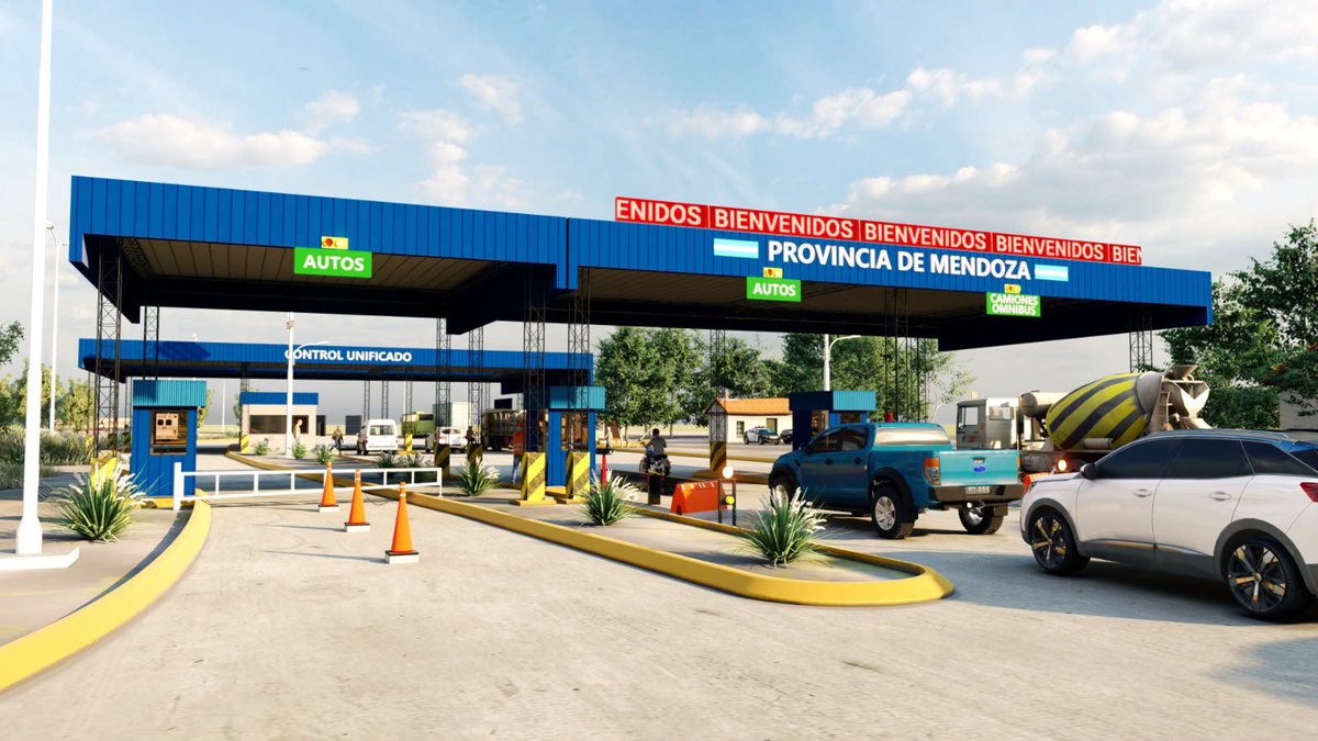 alfredocornejo's tweet photo. Hoy se publicó el llamado a licitación para construir el nuevo Control Unificado Mendoza–San Juan sobre la Ruta Nacional 40, en Las Heras.

Con una inversión de más de $5.100 millones, vamos a unificar los controles de seguridad y fitosanitarios para reducir las demoras, ordenar el tránsito y hacer más ágil y seguro el paso entre ambas provincias.

El proyecto contempla nuevos carriles, playas para autos, colectivos y camiones, áreas de control y mejoras en toda la infraestructura del complejo.

Seguimos avanzando en obras que mejoran la conectividad y facilitan la circulación entre Mendoza y San Juan.