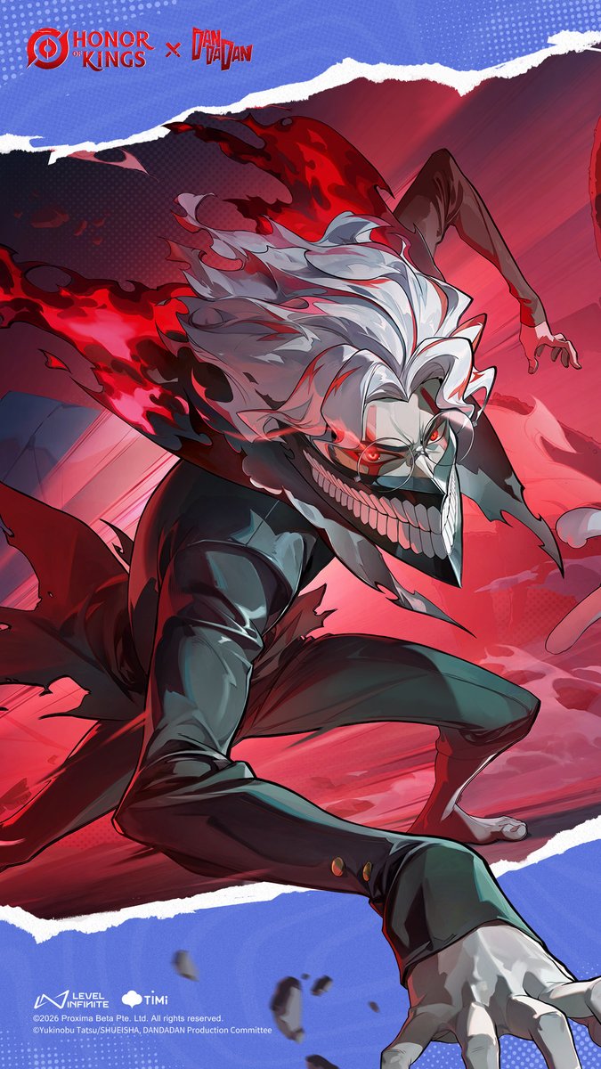 HonorOfKings's tweet photo. 🖼️ Honor of Kings × DAN DA DAN exclusive wallpapers are here! 🔥

Grab these Honor of Kings × DAN DA DAN collab exclusive wallpapers for free!😎✨ 

Upgrade your phone's home screen and show your love for this epic collab. 👀⚡ Download now! It's time to give your device a style upgrade!📱🔥

#HonorofKings #HoK #HonorofKingsxDANDANDAN