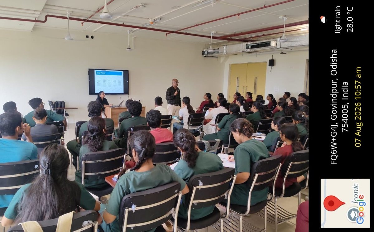 FHW_SSU's tweet photo. 🚫 Say NO to ragging. YES to respect. 🤝

Sri Sri University’s Anti-Ragging Squad conducted an Anti-Ragging Awareness Session focusing on University’s Anti-Ragging Policy, UGC Regulations &amp; a safe, inclusive campus.

#SriSriUniversity #AntiRagging #SafeCampus #UGCAntiRagging https://t.co/2FpsAgqBfz