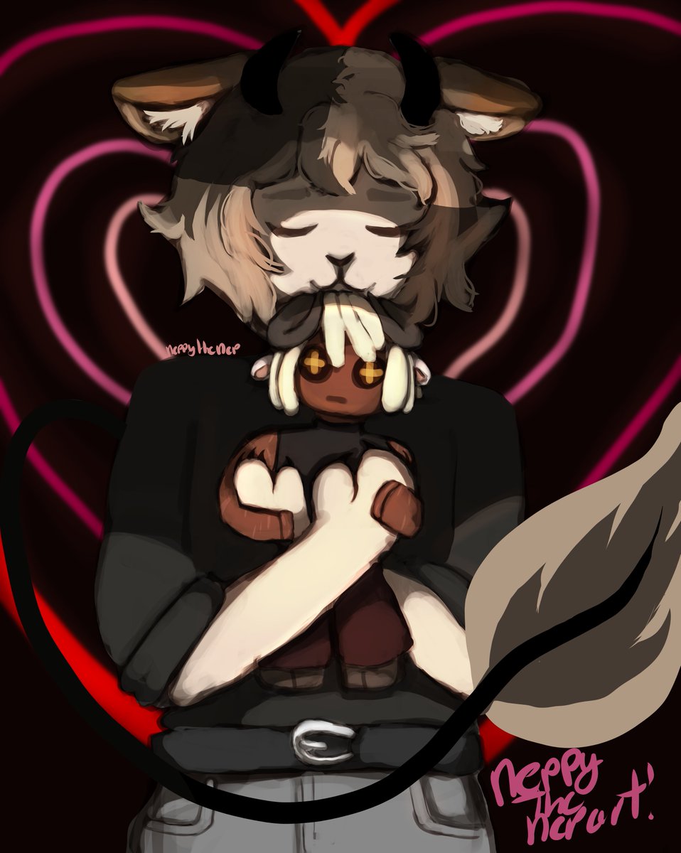 Neppythenep's tweet photo. @WaniX33 I followed!!! I don't have vgen yet, BUT I would love to be art moots!! I love your style!!! https://t.co/KE7fnq6cdj