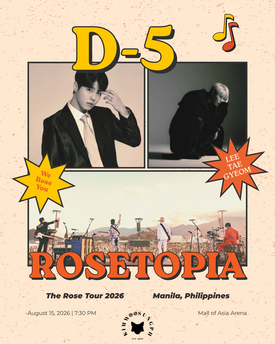 KimWoosungPH's tweet photo. D-5 ROSETOPIA IN MANILA

Feel the deep bass from Jeff in your chest — a rhythm to hold on to until we meet again 🎸🖤

#TheRose #더로즈 #ROSETOPIA #ROSETOPIAinMANILA https://t.co/XNdcjGblAt