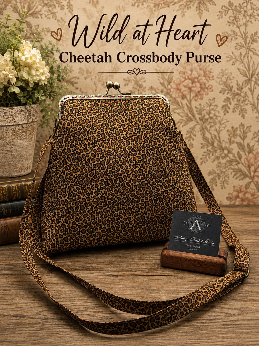 Antiquebasket's tweet photo. Cheetah Print Snap Crossbody Bag | Handmade Kisslock Purse | V by Antiquebasketlady
https://t.co/4p7gzsQ4SE via @Etsy #HandmadePurse #CheetahPrint #CrossbodyBag #Antiquebasketlady https://t.co/qe3NZbChja