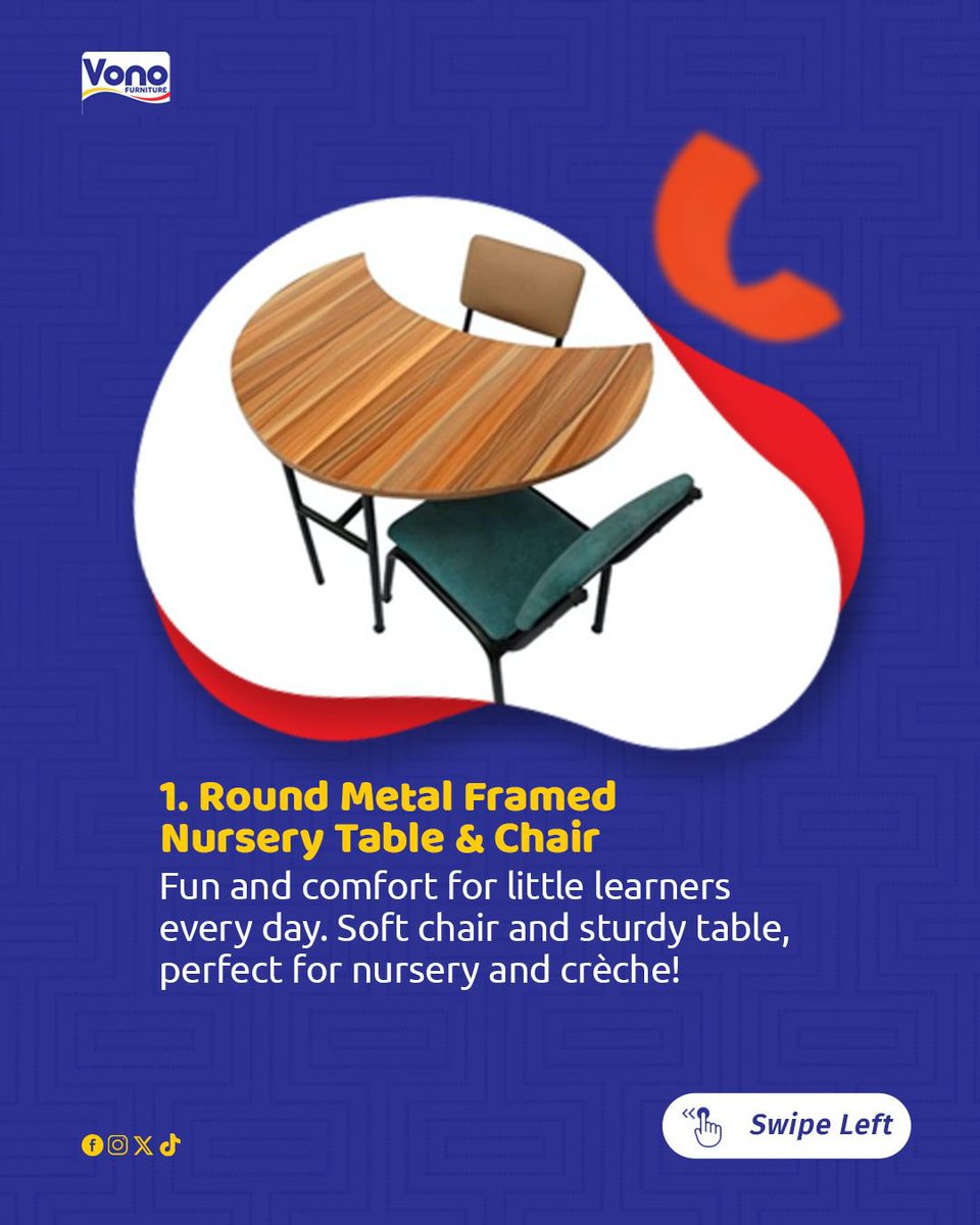 vonofurniture's tweet photo. Upgrade your classrooms with durable, functional, and quality furniture designed to create a better learning environment.
Parents can also purchase our classroom furniture for their kids to use at home. It’s perfect for home-schooling, assignments, or quiet study time.
#Vono https://t.co/84Ro6dJkM0