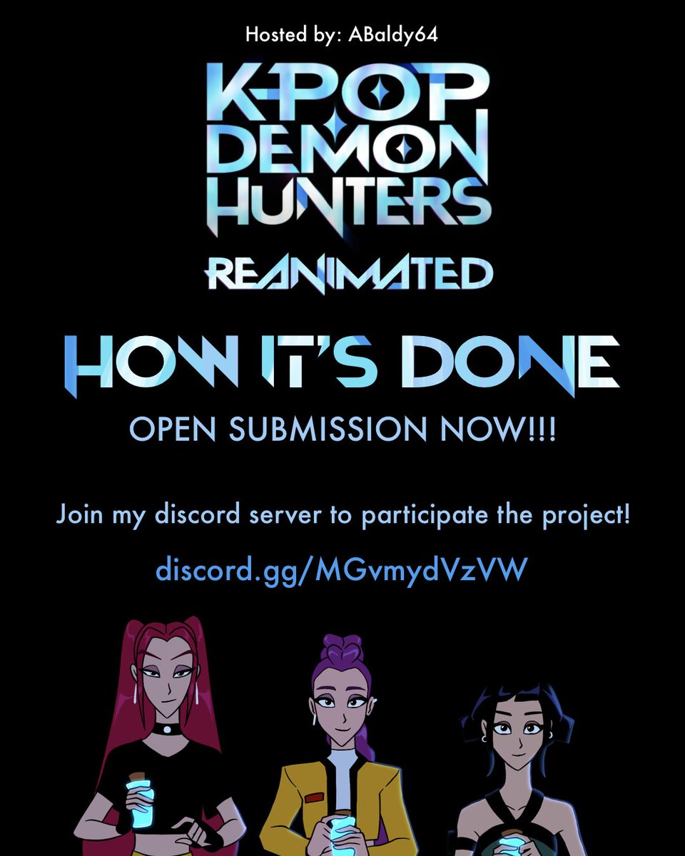 ABaldy64's tweet photo. I'm proud to announced that I'm starting non-profit KPDH Reanimated Collab only one song..
How It's Done Sequence.
There are 46 scenes in total which is reasonable and I invite you experienced animators who are willingly to join this epic project!
Check it down below! https://t.co/CGRUdlJwSr