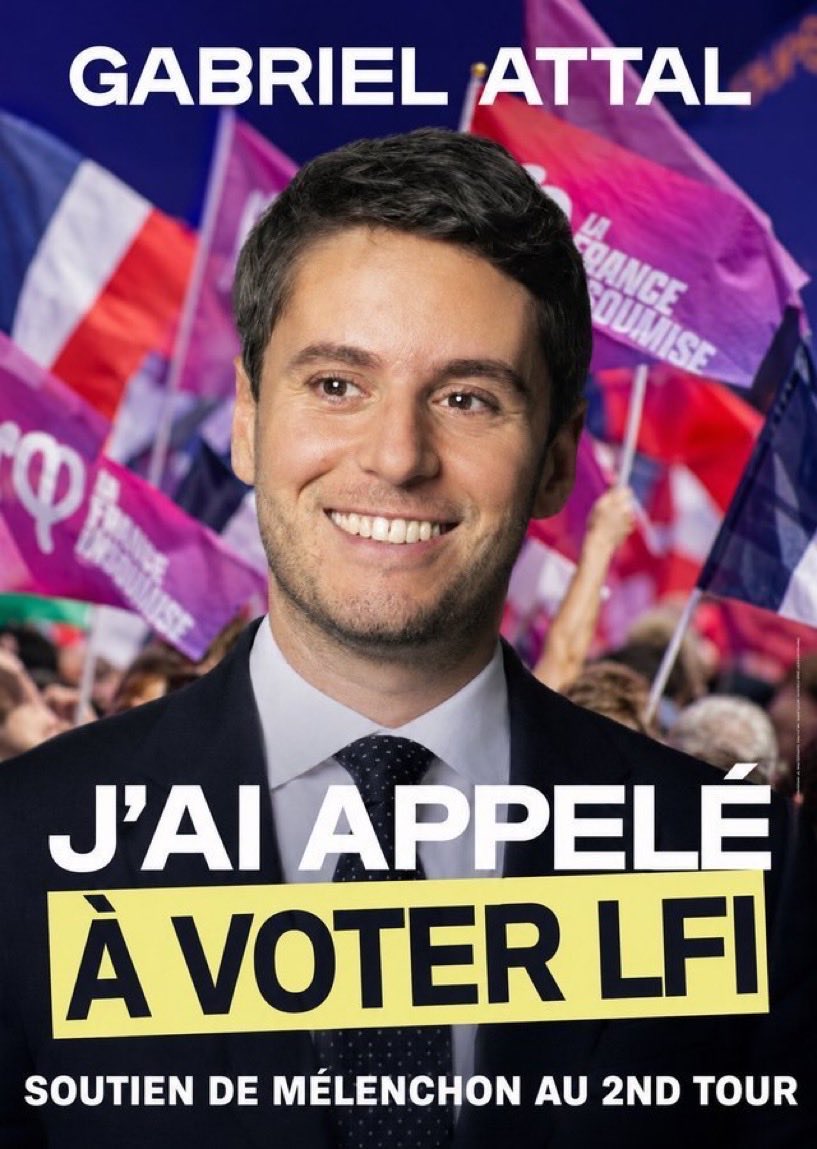 mrcstrblr's tweet photo. @GabrielAttal @JLMelenchon LFI sont vos amis non ? https://t.co/tANHNYAmNn
