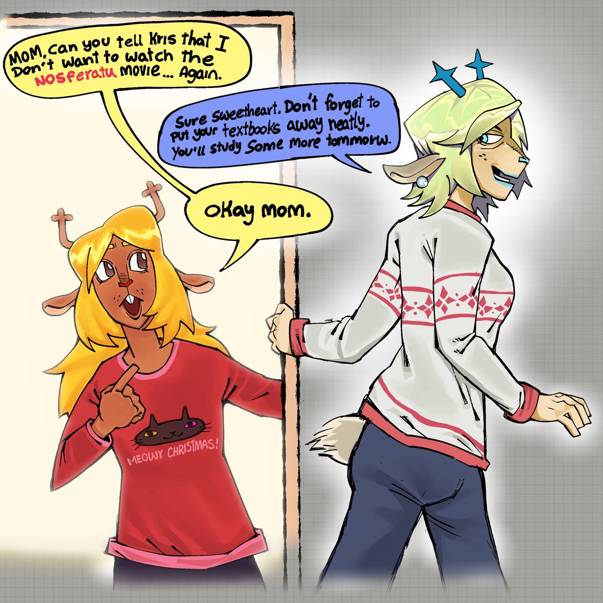 pineapplesugr's tweet photo. Christmas Carol. #deltarune comic 
( 1 / 5 ) 🧵 https://t.co/jAfDNZV4y0