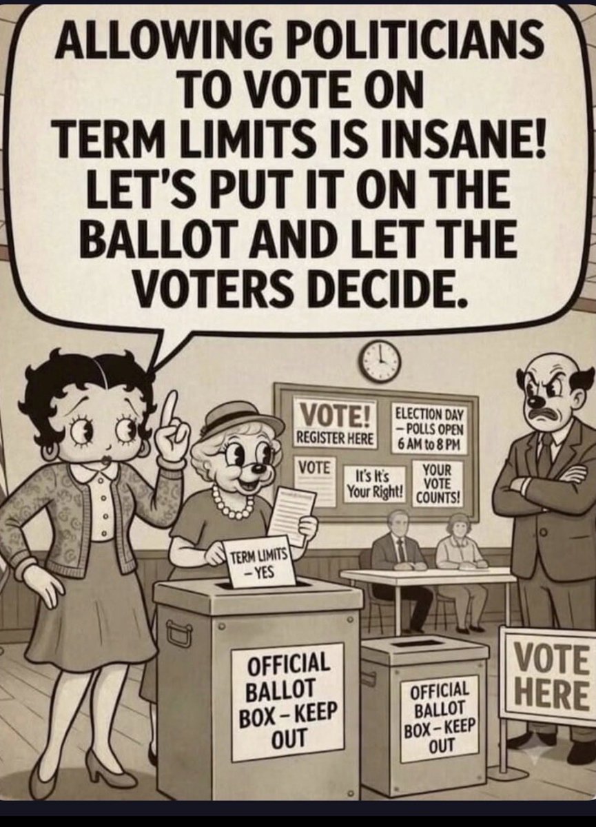 GypsyPatriot_'s tweet photo. We the People want Term limits! https://t.co/Xh3eEMFVxf
