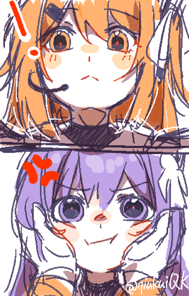 qiukuiQK's tweet photo. #九十九シオン #足立レイ

 お姉ちゃん…… https://t.co/yx7aI7xcjN