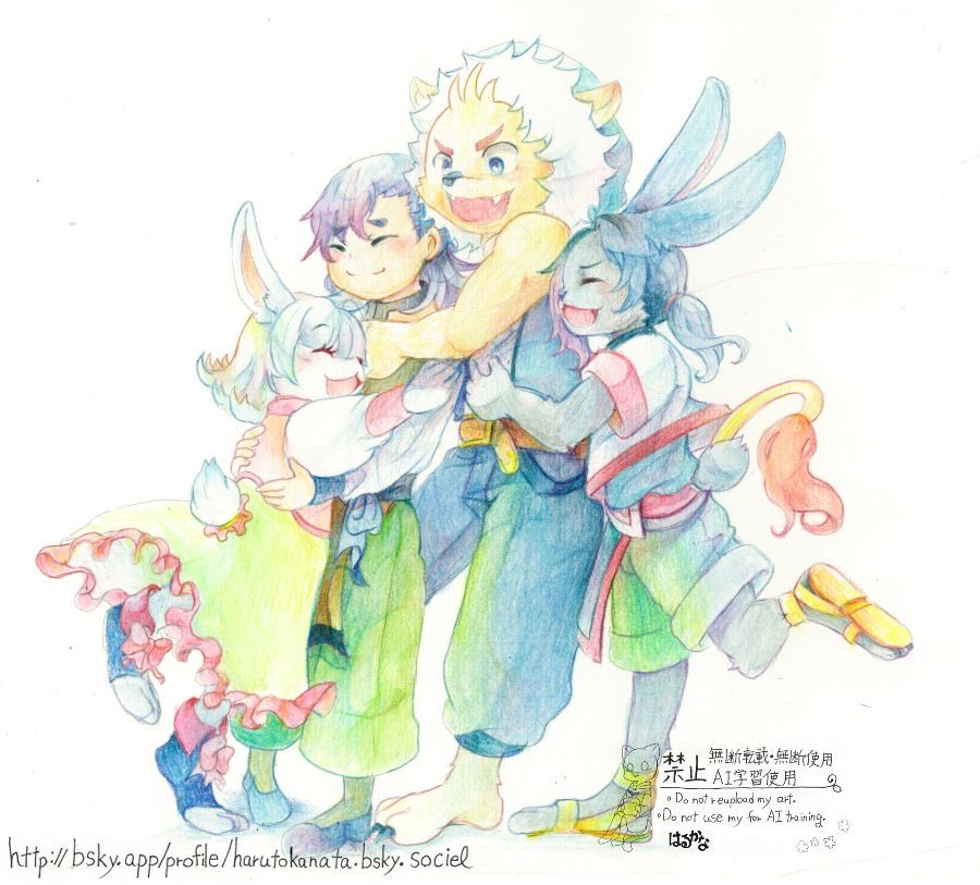 Harukanau0tl's tweet photo. #絵柄が好みって人にフォローされたいㅤ
#夏の創作クラスタフォロー祭り
#創作クラスタさんと繋がりたい
春秋時代ベースの中華ファンタジーを水彩色鉛筆中心にアナログ画材で描いてます。
獣人さんと女の子を描くのが好きです。 https://t.co/vrLb22Hnyk