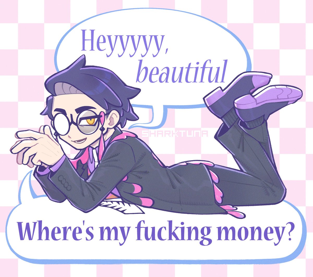 SharkTuna's tweet photo. yet another dumb corbeau sticker im making https://t.co/PtiiPPisnj