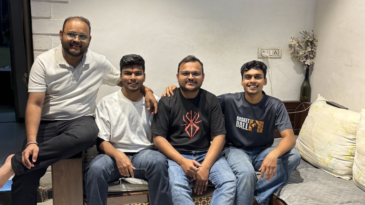 NikamPadmaj's tweet photo. One of the greatest blessings no one talks about is having a band of brothers who are there for you always. 🧿 https://t.co/wdqxgDQ0wB