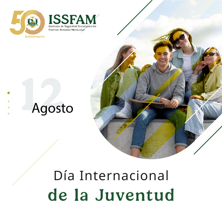 ISSFAM_mx's tweet photo. 🌟 Las juventudes transforman el presente con ideas. Hoy reconocemos su participación en la construcción de un futuro con más oportunidades

👉 Qué valor de las juventudes inspira a tu comunidad.

#DíaDeLaJuventud #ISSFAM 

Servir a la #FamiliaMilitar… es #ServirAMéxico 🇲🇽 https://t.co/VfOFLBV5KB