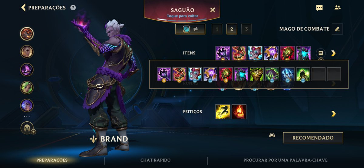 givasms's tweet photo. @tayggan Tay tu tem que testar essa build de brand, é muito sustein, to achando imoral tu perde burst mas fica vivo mais tempo então tu acaba impactando mais. Contra poke uso mais armog. O restante é situacional. Manto uso contra muito assasino. Contra engage é melhor desespero eterno msm https://t.co/rBzyOxJrHd