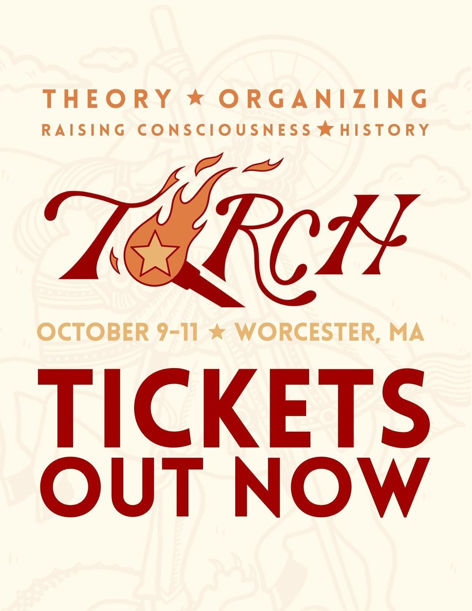 TWVnewsletter's tweet photo. Total Woman Victory presents TORCH 2026.

Through theory-building, getting organized, consciousness-raising, and historicizing contradictions, the TORCH feminist conference aims to revive the foundational practices that once forged sustainable feminist struggle.

Tickets available now. ❤️‍🔥 
https://t.co/cJQT8sf7Uc
