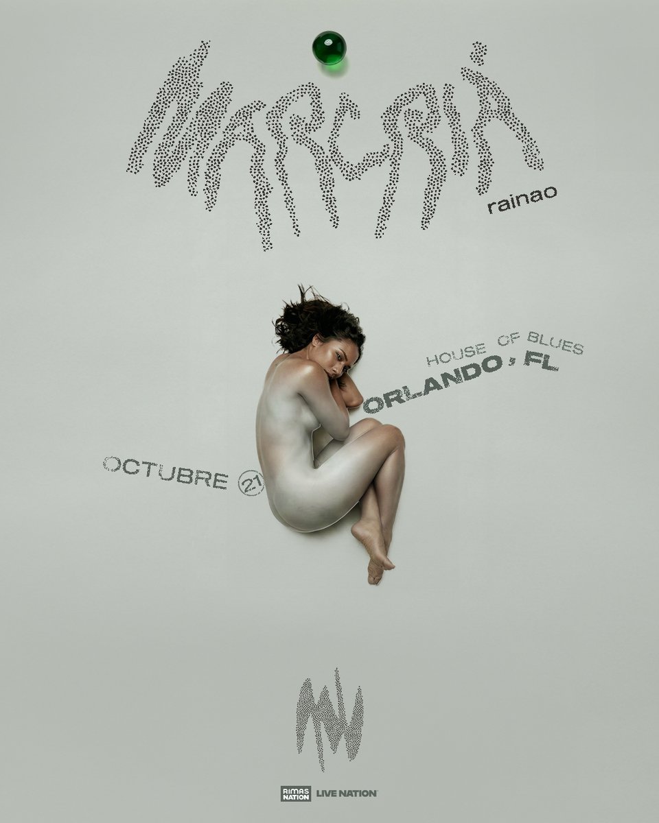 HOBOrlando's tweet photo. RaiNao llega a House of Blues el 21 de octubre con su Marcriá Tour. ⭐ 

Boletos a la venta este miercoles, 12 de agosto @ 10AM. 🎫 https://t.co/or9w5G7TPI