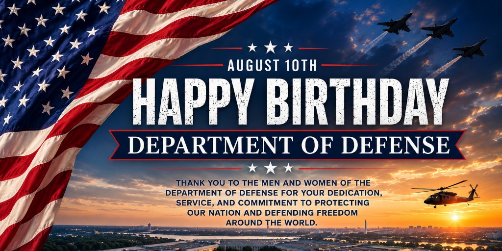 PaulaPedene's tweet photo. 🇺🇸 Happy Birthday to the United States Department of Defense and all who serve to protect our nation.
#DoD #MilitaryService https://t.co/VfsSdTC9FT