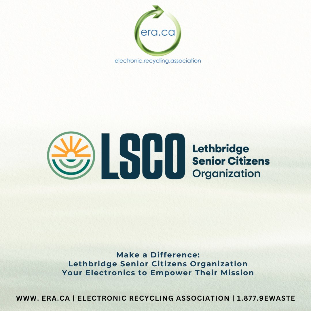 DonateRecycleIT's tweet photo. Join ERA in Supporting the Lethbridge Senior Citizens Organization!

The Lethbridge Senior Citizens Organization (LSCO) is a vital resource hub for adults aged 55 and older. LSCO provides affordable fitness and recreation programs, creative activities, Meals on Wheels, elder abuse case management, and support services that help seniors navigate complex systems.

LSCO is currently seeking 10 laptops to support its programs, improve access to online resources, help seniors build digital skills, and keep community members connected.

Learn more and support the campaign: https://t.co/4fOT5r7qJv

#ElectronicRecyclingAssociation #ERA #Lethbridge #SupportSeniors #DigitalInclusion #TechnologyDonation #DonateTechnology #CommunitySupport #SeniorServices #RefurbishedTechnology #TechForGood #SocialImpact
