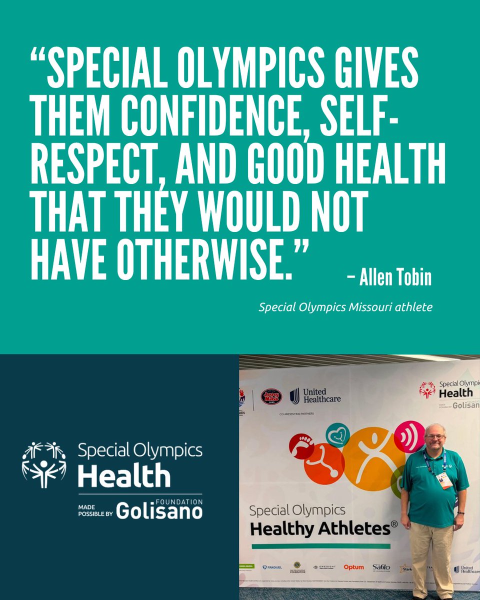 SpecialOlympics's tweet photo. 💡 In an interview with @thehealthy, Chief Health Officer Dimitri Christakis &amp; Allen Tobin discuss how programs like #SpecialOlympics Healthy Athletes® are helping close critical health gaps and supporting longer, healthier lives: https://t.co/3Hy0c35DPN #InclusiveHealth https://t.co/wf6hNJfvsX