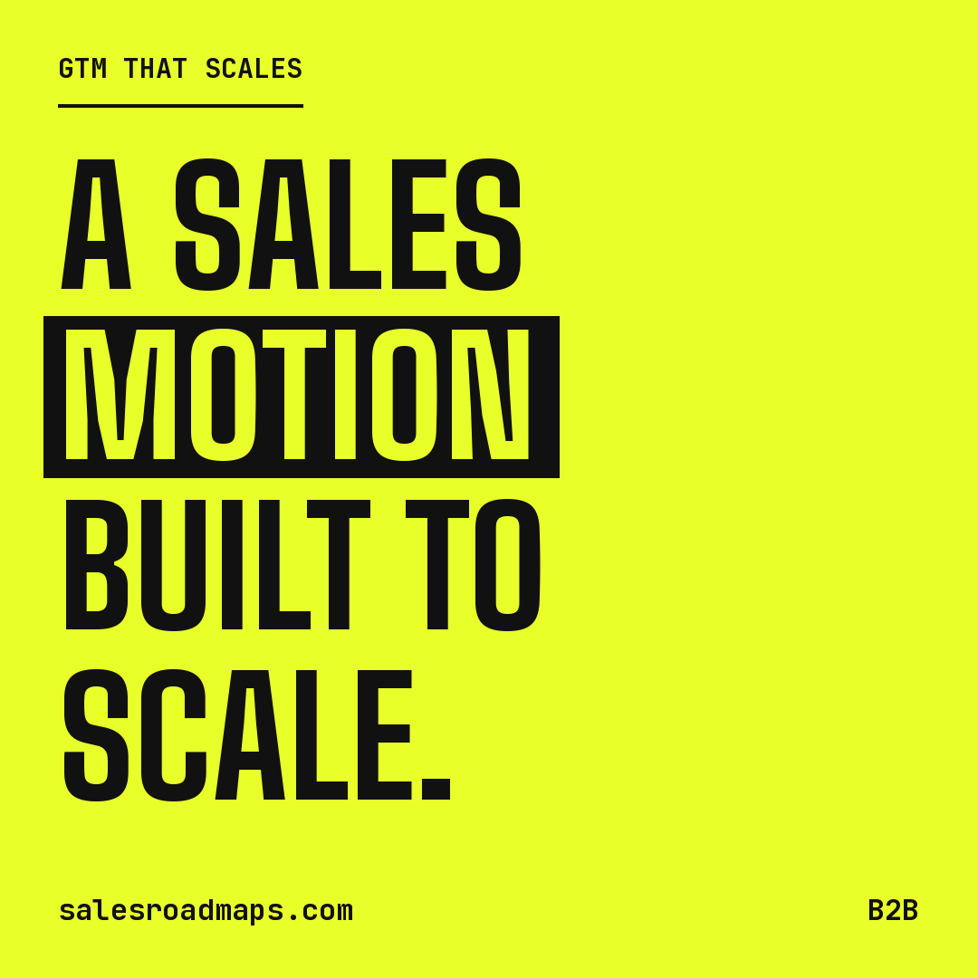 FractionalExecs's tweet photo. B2B sales strategy is a go-to-market motion, not a quota memo. How to build one that scales past the founder's network: https://t.co/Cc9CLOfoLP

#B2BSales #GoToMarket #SalesStrategy #KamyarShah #WCG #VWCG https://t.co/R6eakDCb4A