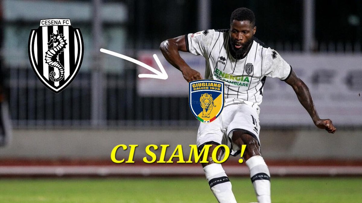 SerieCfr's tweet photo. 🟡🔵Roberto Ogunseye au Giugliano Calcio CI SIAMO !

Giugliano vient renforcer son attaque, en recrutant de nouveau l'Italien Roberto Ogunseye en provenance de Cesena, il devrait revenir sous la forme d'un prêt sec d'un an.

Une bonne idée selon vous ? 🤔 https://t.co/jxyHveW7ft