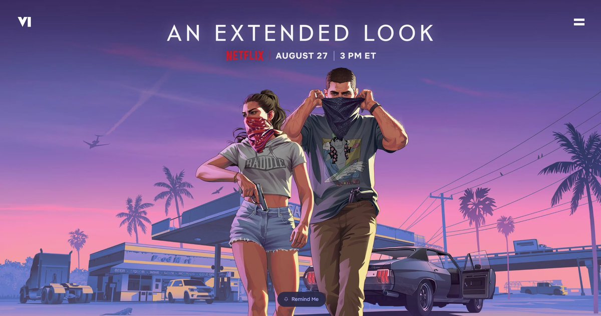 ThonyOGdrip's tweet photo. Sobre los que vamos a vivir el 27 de este mes, yo creo que antes de esa VISIÓN EXTENDIDA DEL JUEGO, podríamos tener un tráiler corto y ya luego Netflix lanzaría lo que ya esta previsto con detalles del juego y trabajadores de rockstargames dándonos más detalles 🌴⏳🎮🤔
#gta6 https://t.co/llnQJyGIrZ