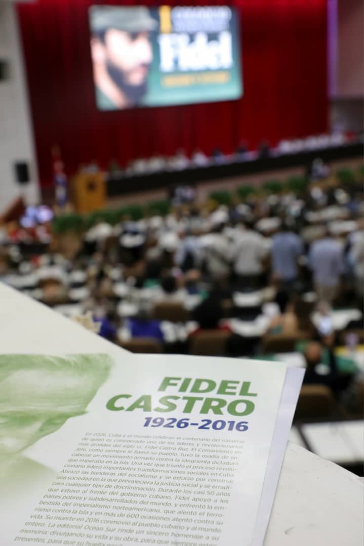 PartidoPCC's tweet photo. La Habana acoge el I Coloquio Internacional Fidel: Legado y futuro.

A cien años de su nacimiento, Fidel Castro Ruz sigue siendo faro del pensamiento anticolonialista y de todos los que luchan por un mundo mejor.

#100AñosConFidel https://t.co/N44SeyrqIT