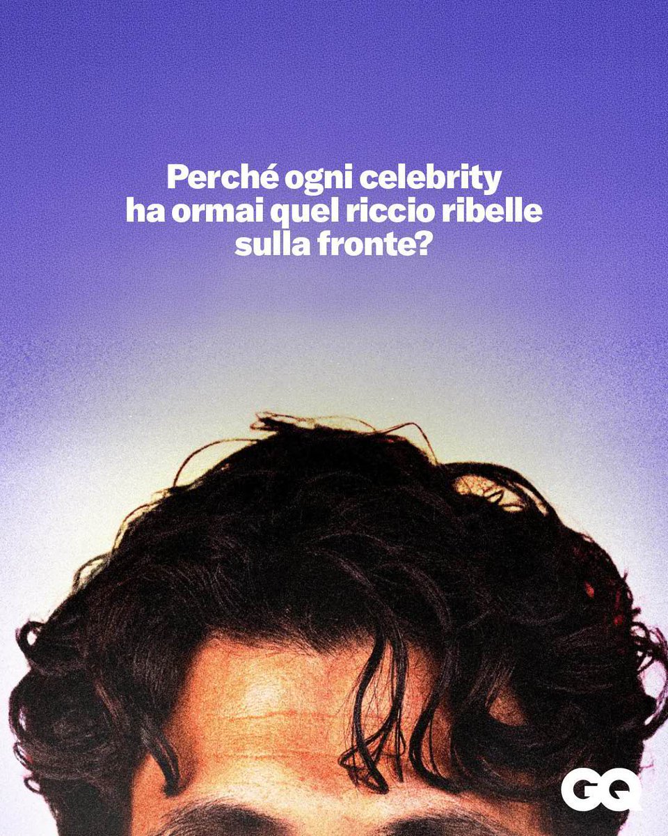 GQitalia's tweet photo. Sembra che a Hollywood ogni uomo famoso vada in giro con un piccolo riccio ribelle sulla fronte. Tutti i dettagli su quella ciocca indisciplinata che ormai vediamo ovunque https://t.co/sZPvUfQvbw https://t.co/K1kxtXxGf1