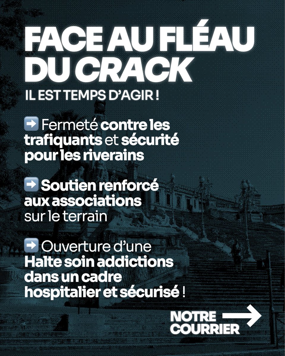 RomainSimmarano's tweet photo. Le fléau du crack est un enjeu de santé publique et de sécurité collective.

Nous saisissons la mairie, avec @SandraBlanchard et @SylvainDiGio !

Quelle réponse politique, quel soutien de terrain ? Où en est la Halte Soins addiction, dans un cadre hospitalier et sécurisé ? ⤵️ https://t.co/7gbZeBmg13
