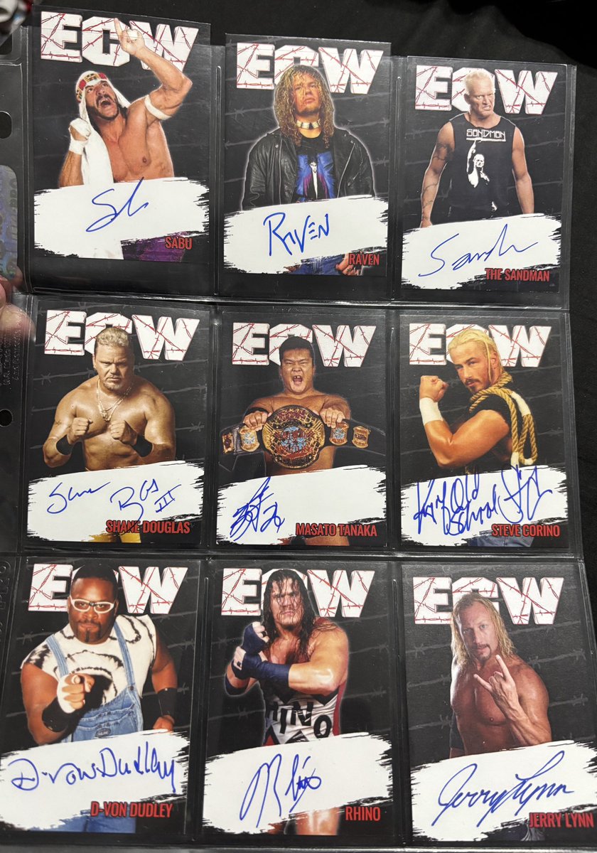 KoreyBastian's tweet photo. Complete 58 card ECW set including Jericho for $550 shipped! https://t.co/fk20P19GEj