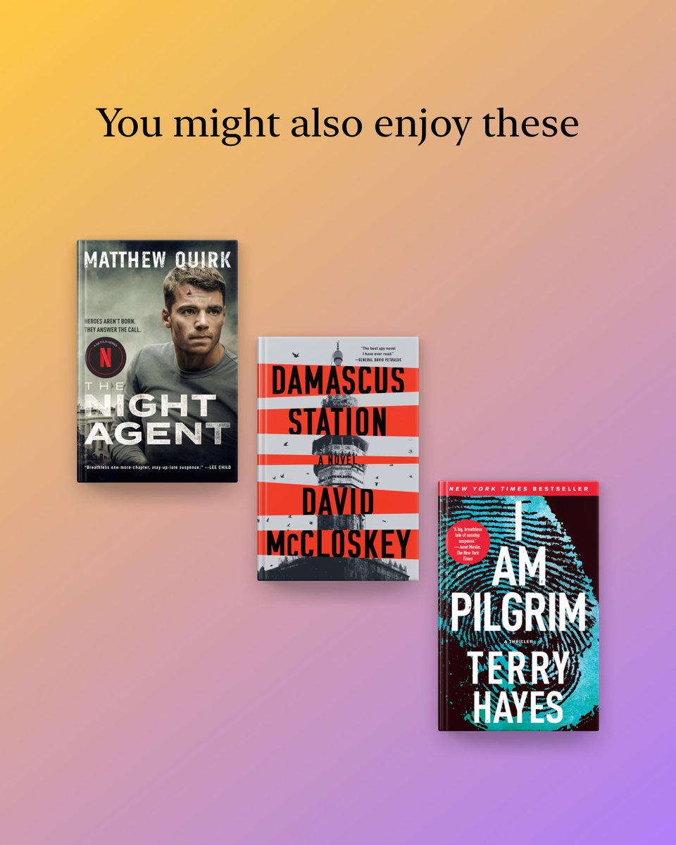 AppleBooks's tweet photo. Not ready to leave the world of spies, secrets, and high-stakes missions? Neither are we. If Ransom was your kind of thriller, these are the stories we'd recommend. https://t.co/qTqCG6oo7U