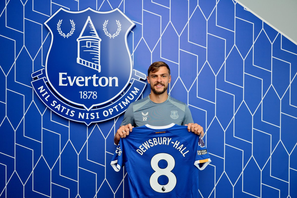 Everton's tweet photo. New season, new number.

Kiernan Dewsbury-Hall takes the 8️⃣ shirt. 💙 https://t.co/0VGFct8Ie5